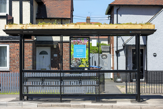 Derby living roof bus stop