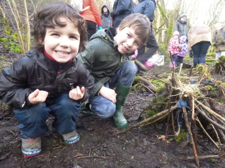 Forest School at Miller's Dale, Get Better With Nature project, Diane Gould 