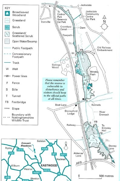 Erewash Meadows map