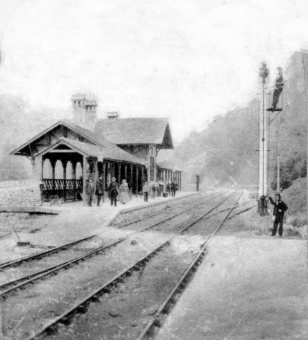 Whistlestop Photo of station taken c.1860