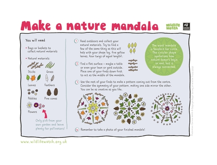 Nature Mandala - Activity Sheet