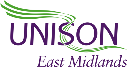 Unison east midlands logo