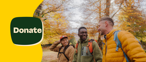 Friends walking in, and enjoying time in, nature
