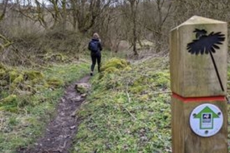 Monsal Trail signage Miller's Dale