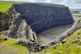a quarry in the sunshine