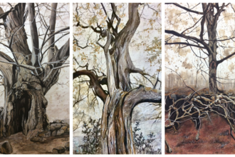 D Green Tree Artwork