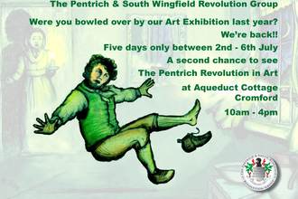 The logo for the South Wingfield Pentrich Revolution Group