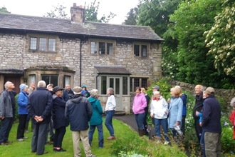 A group of people in Youlgreave on a siwft watching walk
