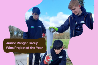 young people planting trees