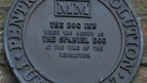 Plaque of Pentrich Revolution