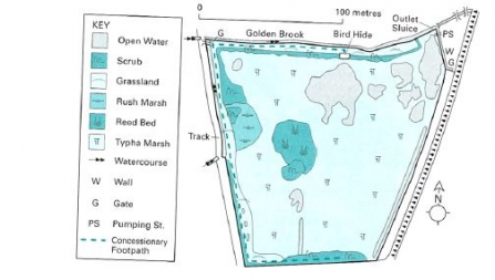 Golden Brook Storage Lagoon map