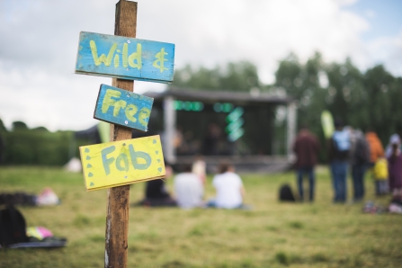 Woodside Festival signage