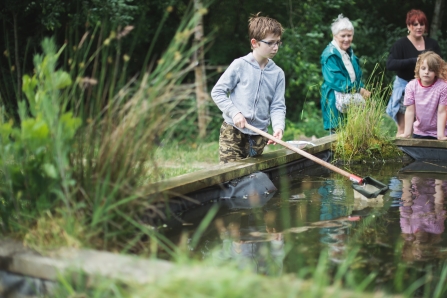 Wildside Festival - pond dipping 