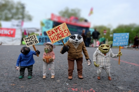 Protesting Wind in the Willows