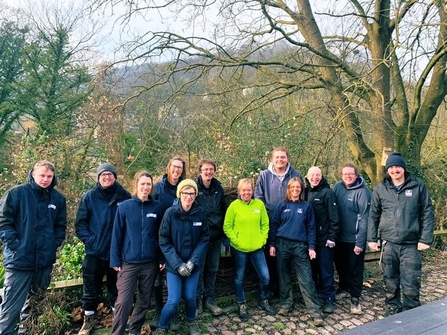 Jo smith and Working for nature trainees