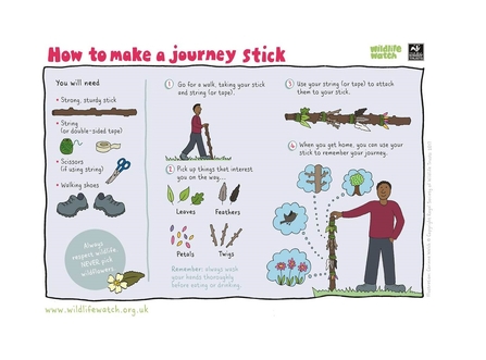 Activity Sheet - Make a journey stick