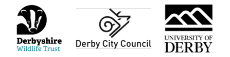 derbyshire wildlife trust, derby city council,, university of derby