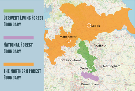 Derwent Living Forest Map