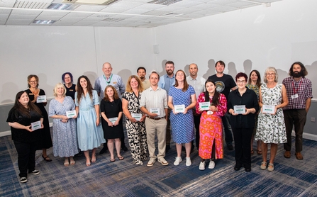 group photo of award winners