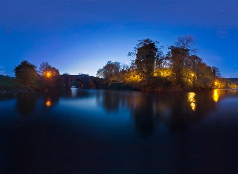 River Derwent at night