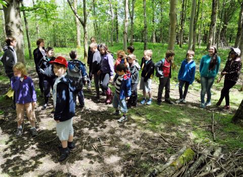 Forest School at Hope, Derbyshire 