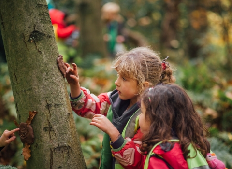 Children playing, Helena Dolby for Sheffield & Rotherham Wildlife Trust