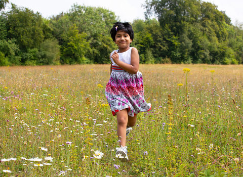 Girl in field Summer 