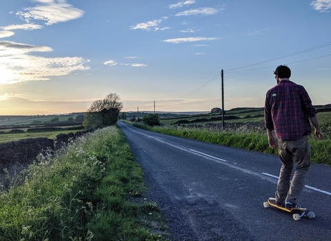 Longboarding Peak District