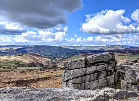 View from Higger Tor, Peak District